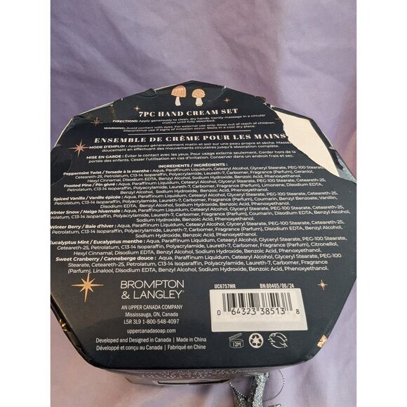 Brompton & Langley Hand Cream Set Winter Snow Cranberry Peppermint Pine Vanilla - Picture 2 of 9